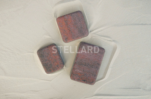 Тротуарная плитка Stellard Старый город Color mix Браун 40