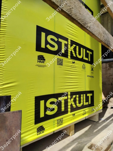 Газобетонные блоки Istkult D500 625х250х500 стеновые