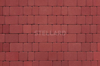Тротуарная плитка Stellard Старый город Красная 40