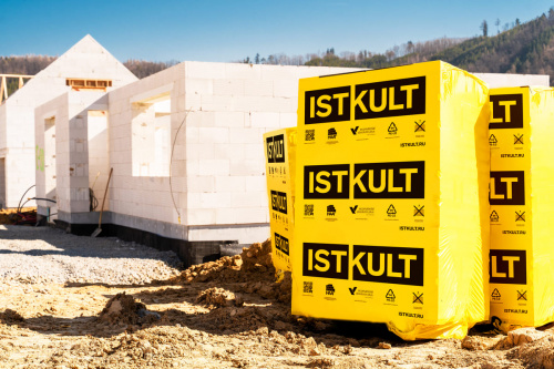 Газосиликатные U-блоки (П-блоки) Istkult 500х250х200, D500